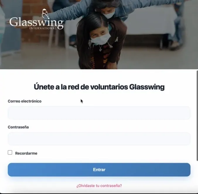 Glasswing Volunteer Platform project preview